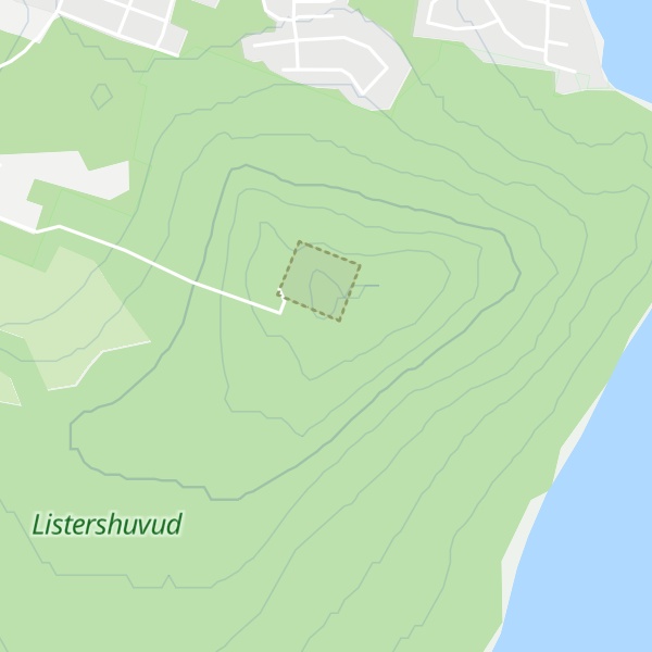 Map of Listershuvud