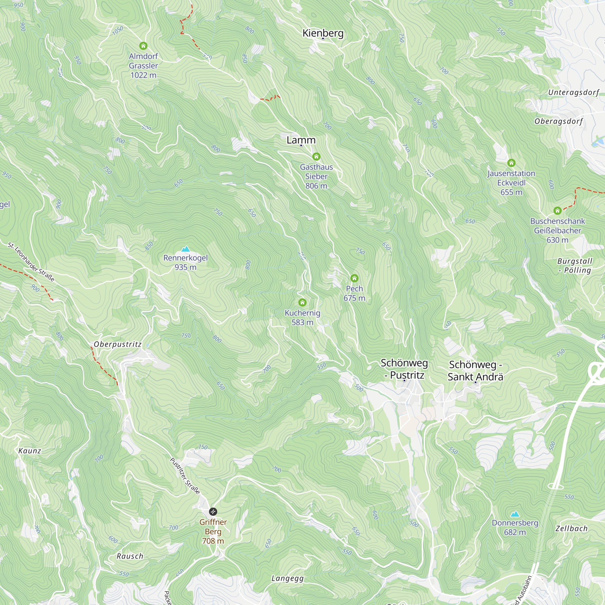 Kuchernig map