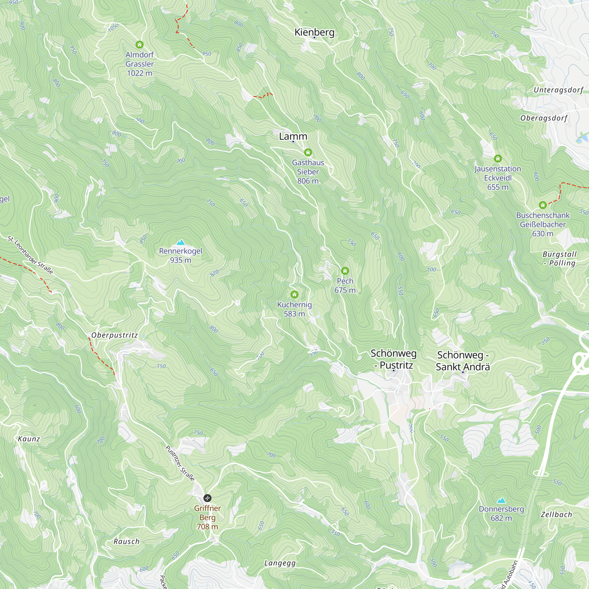 Kuchernig map