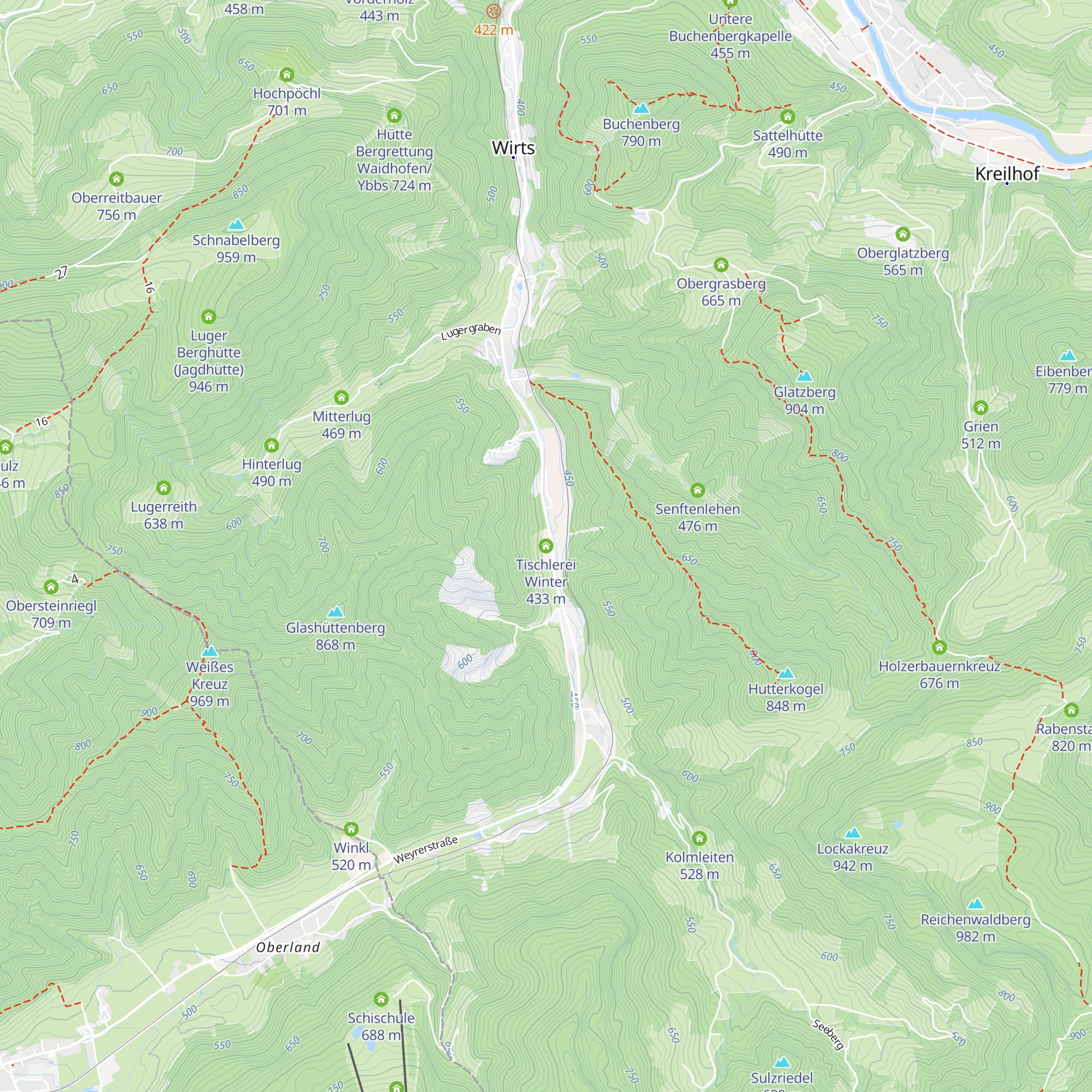 Tischlerei Winter map