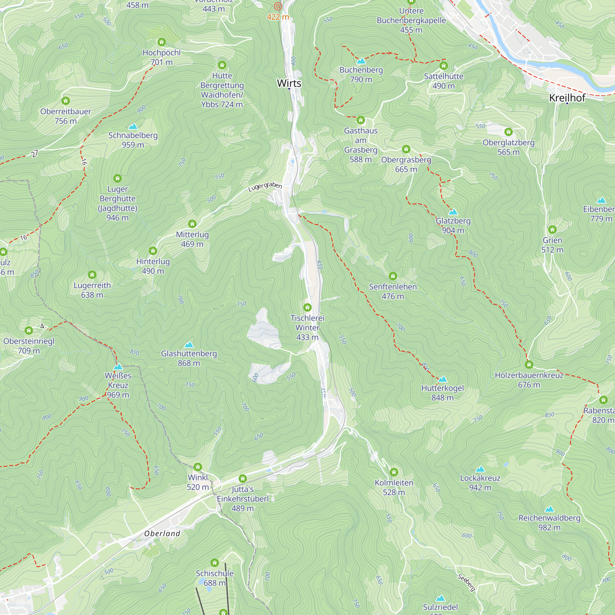 Tischlerei Winter map