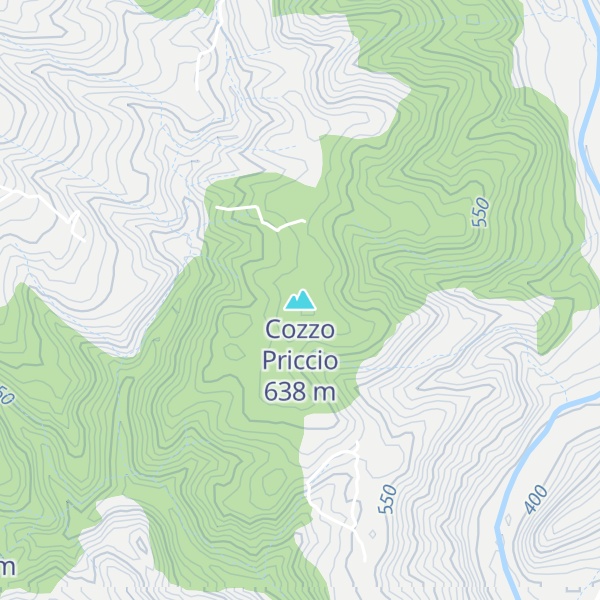 Map of Cozzo Priccio