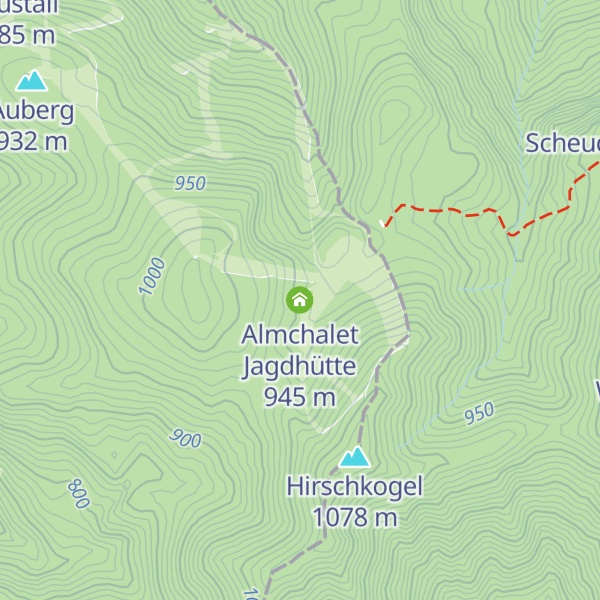 Map of Almchalet Jagdhütte