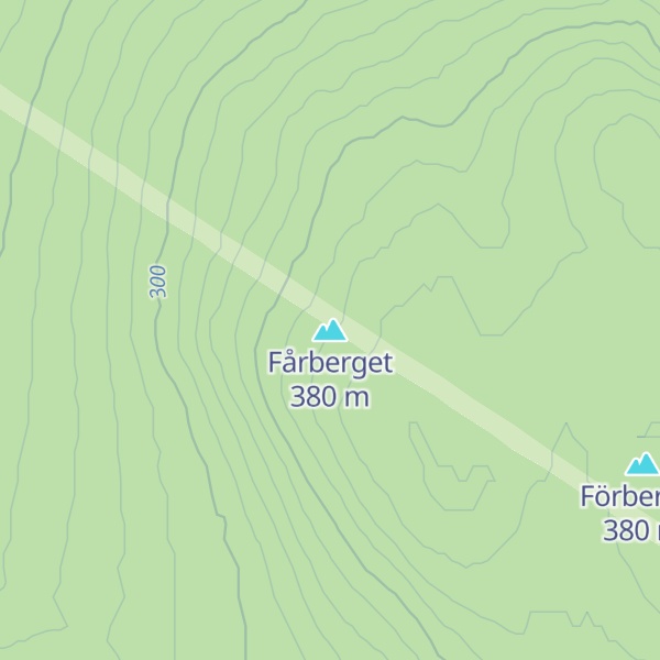 Map of Fårberget