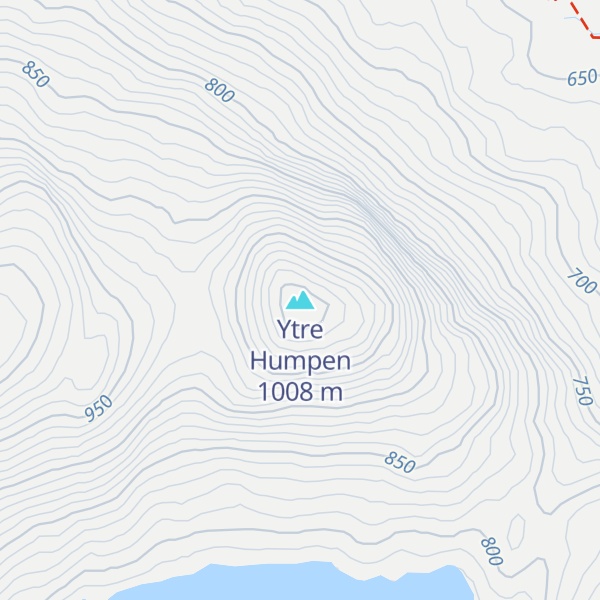 Map of Ytre Humpen