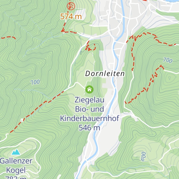 Map of Ziegelau Bio- und Kinderbauernhof