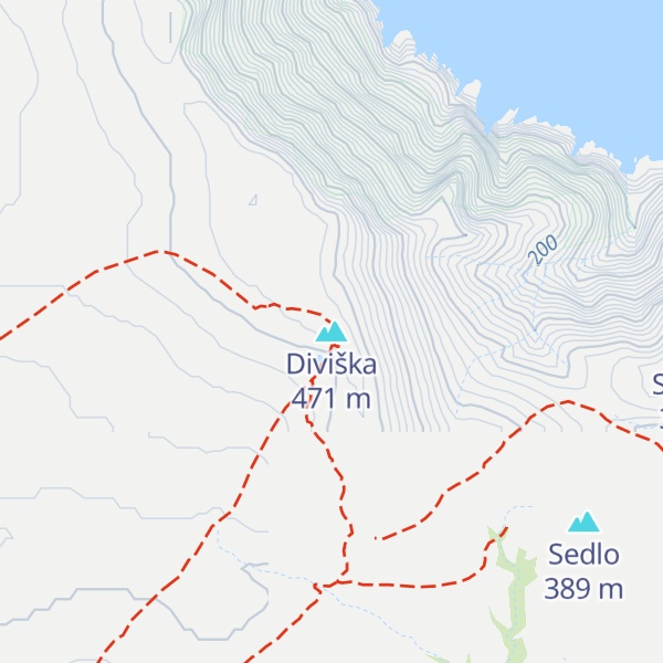 Map of Diviška