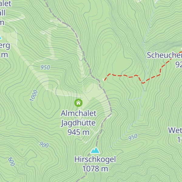 Map of Bergrettungs Hütte