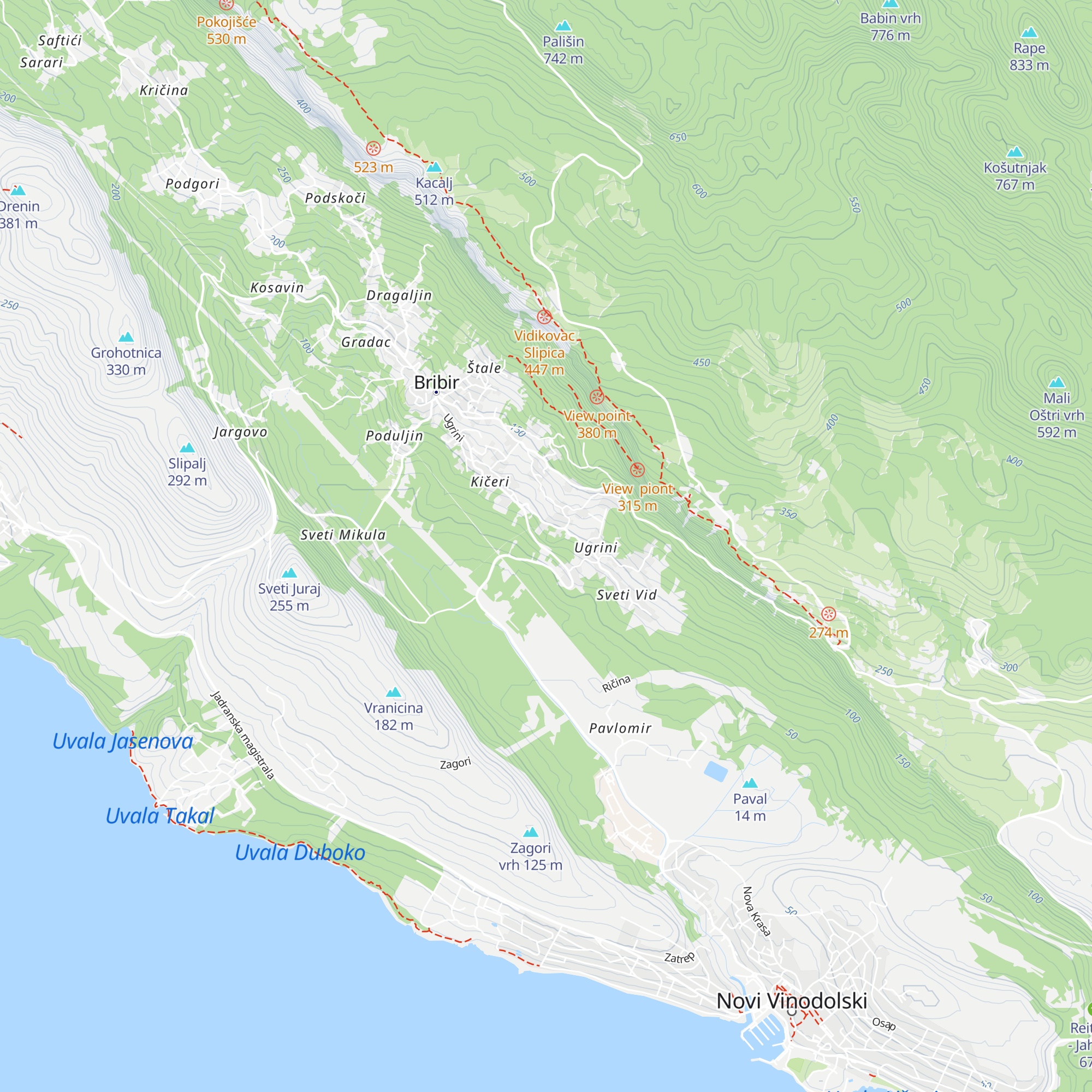 Villa Marisan map