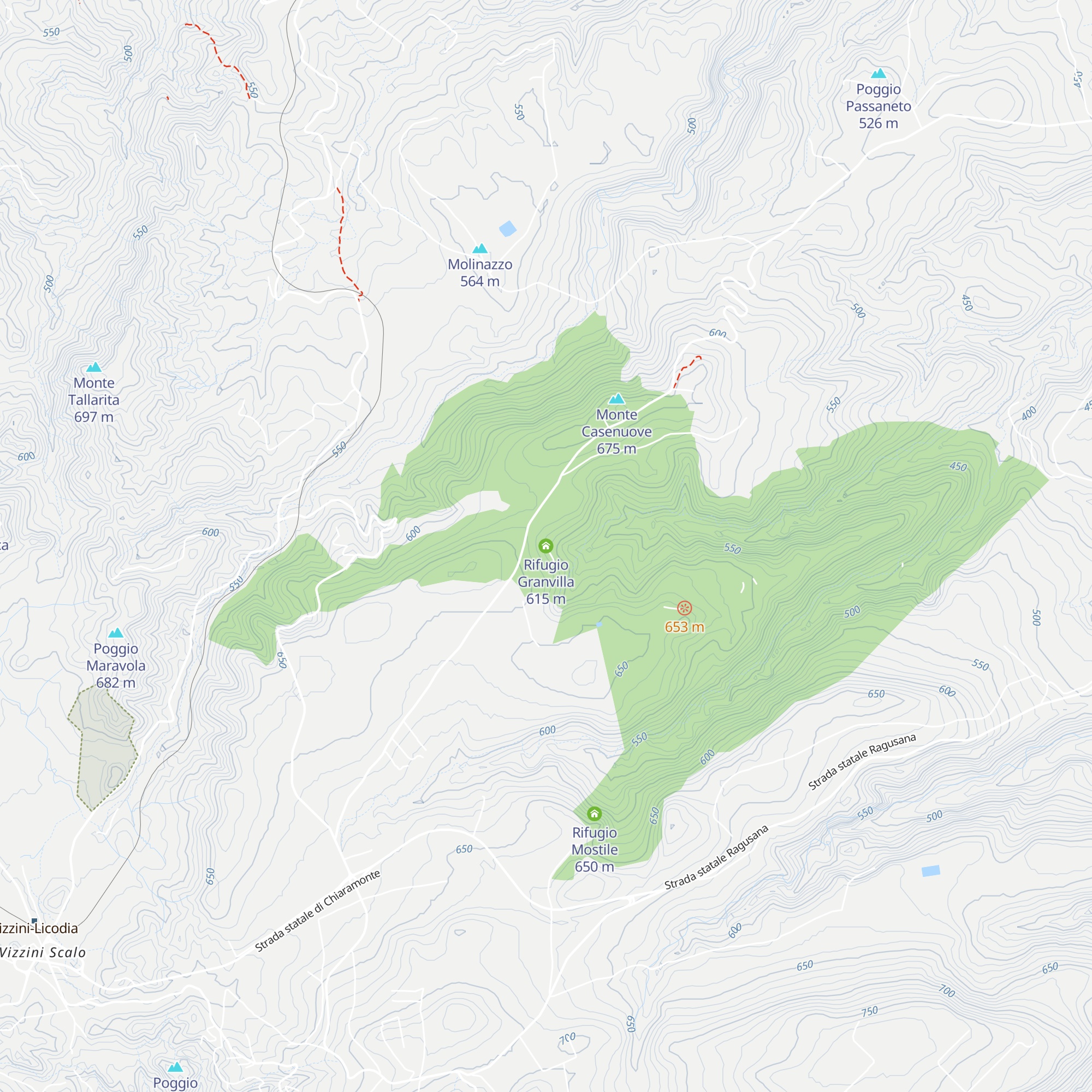 Rifugio Granvilla map