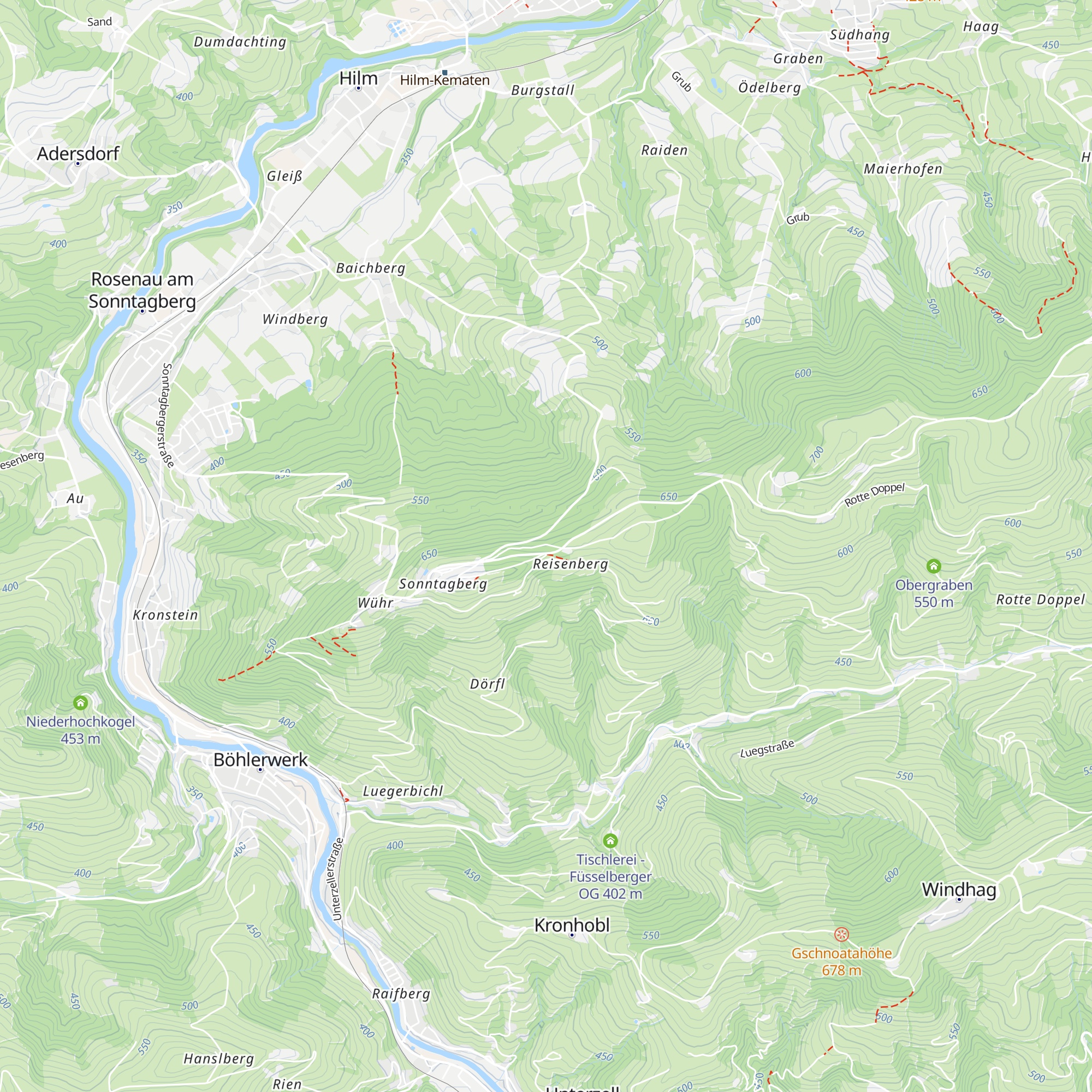 Türkenbrunnen map
