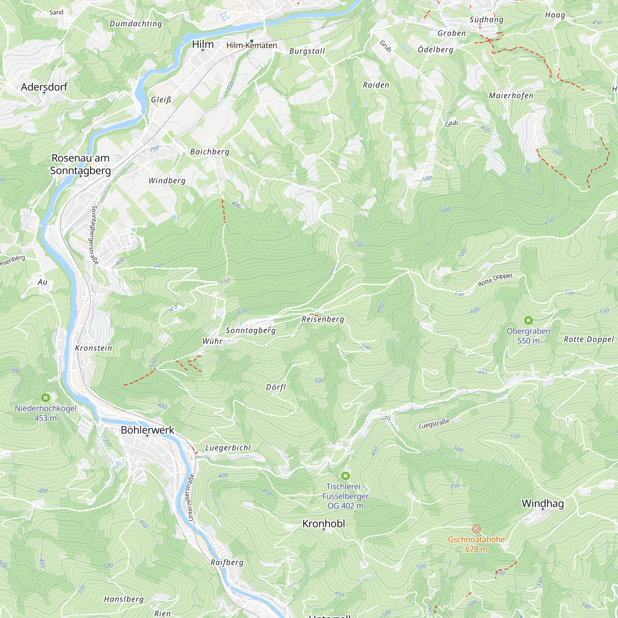 Türkenbrunnen map