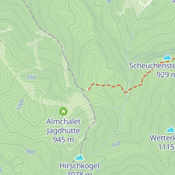 Map of Amstettner Hütte