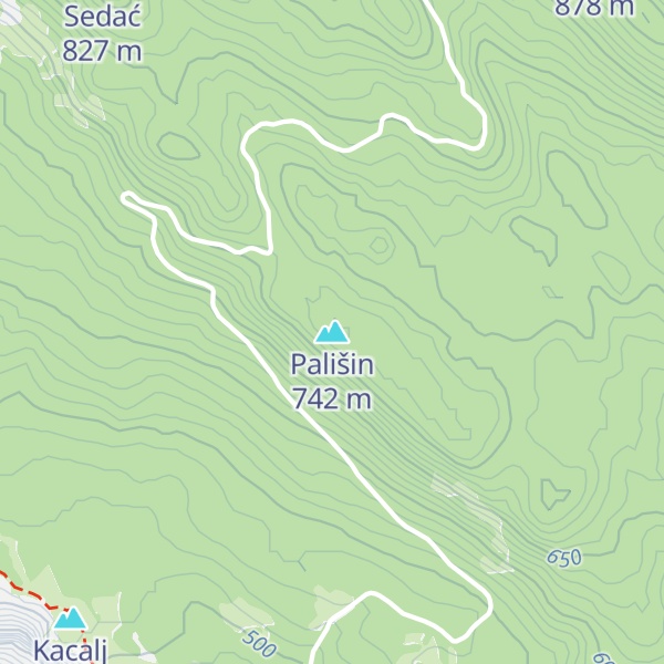 Map of Pališin
