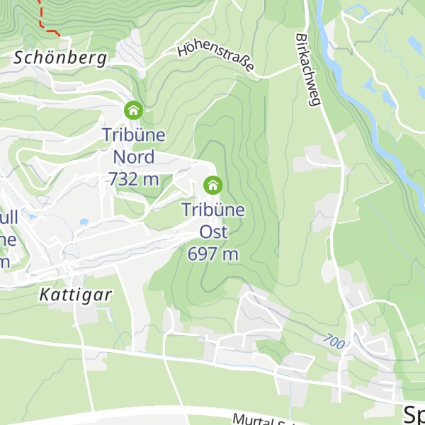 Map of Tribüne T10