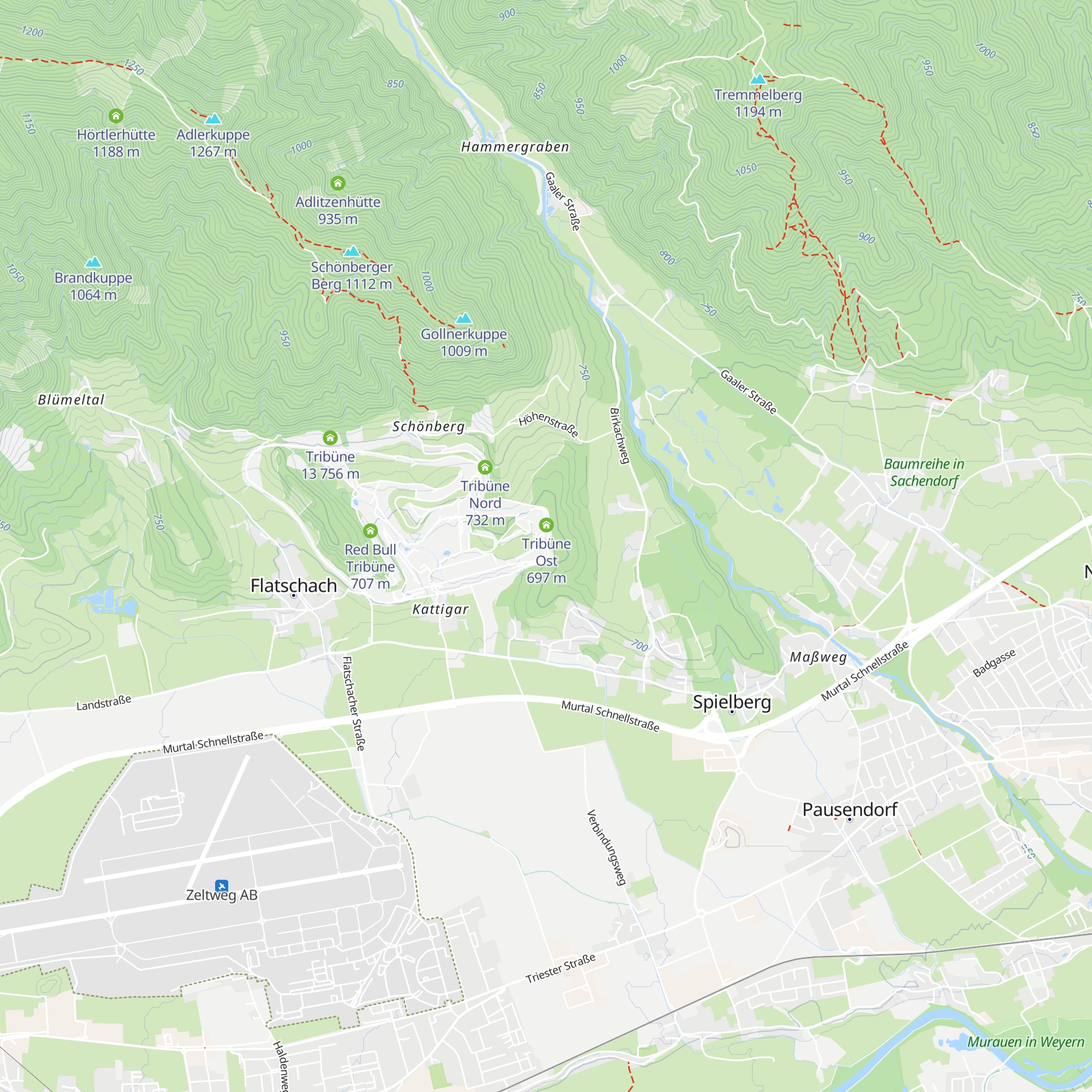 Tribüne T10 map