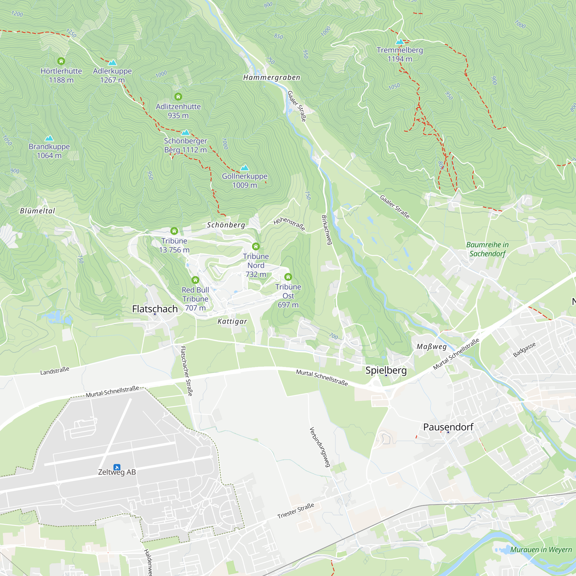 Tribüne T10 map