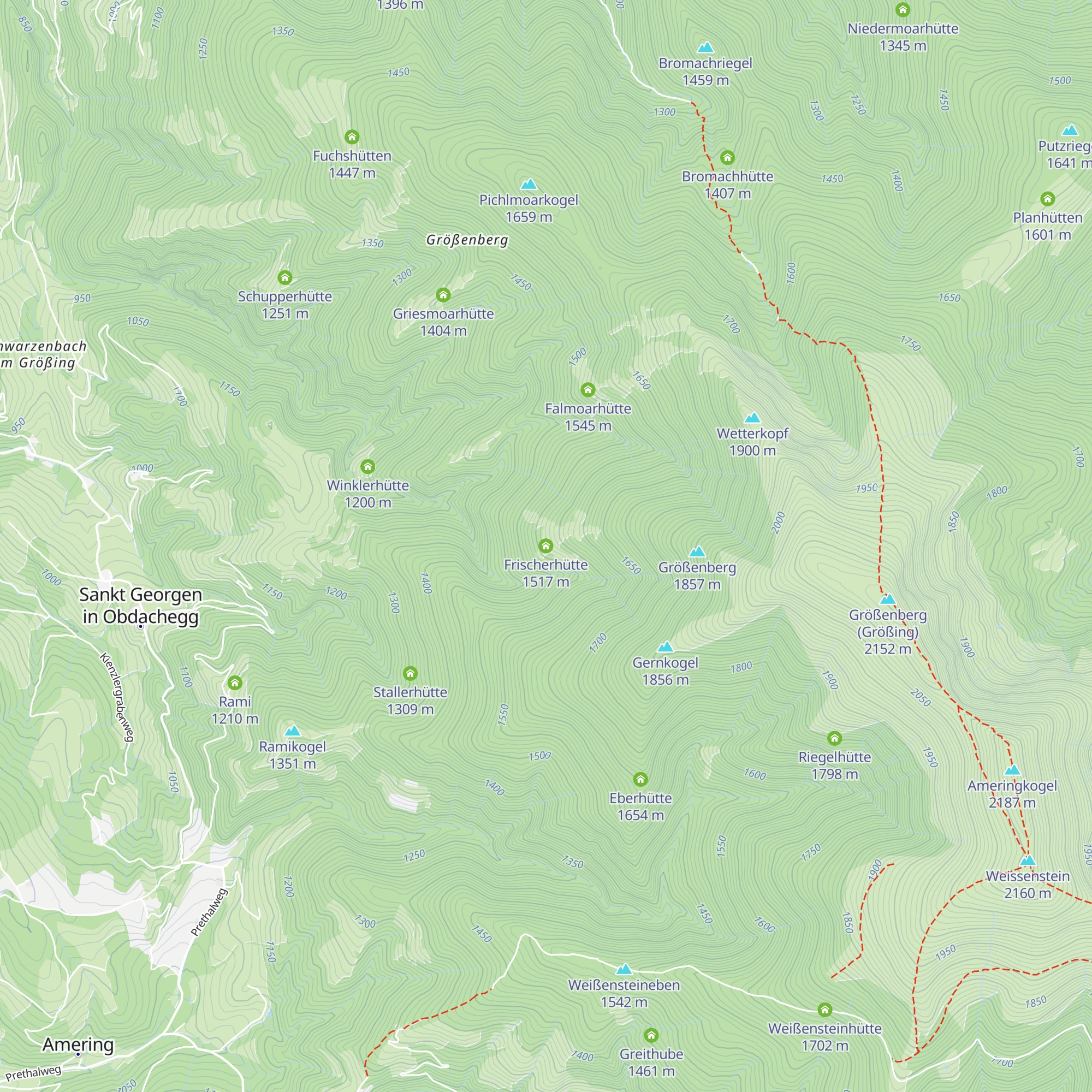 Frischerhütte map