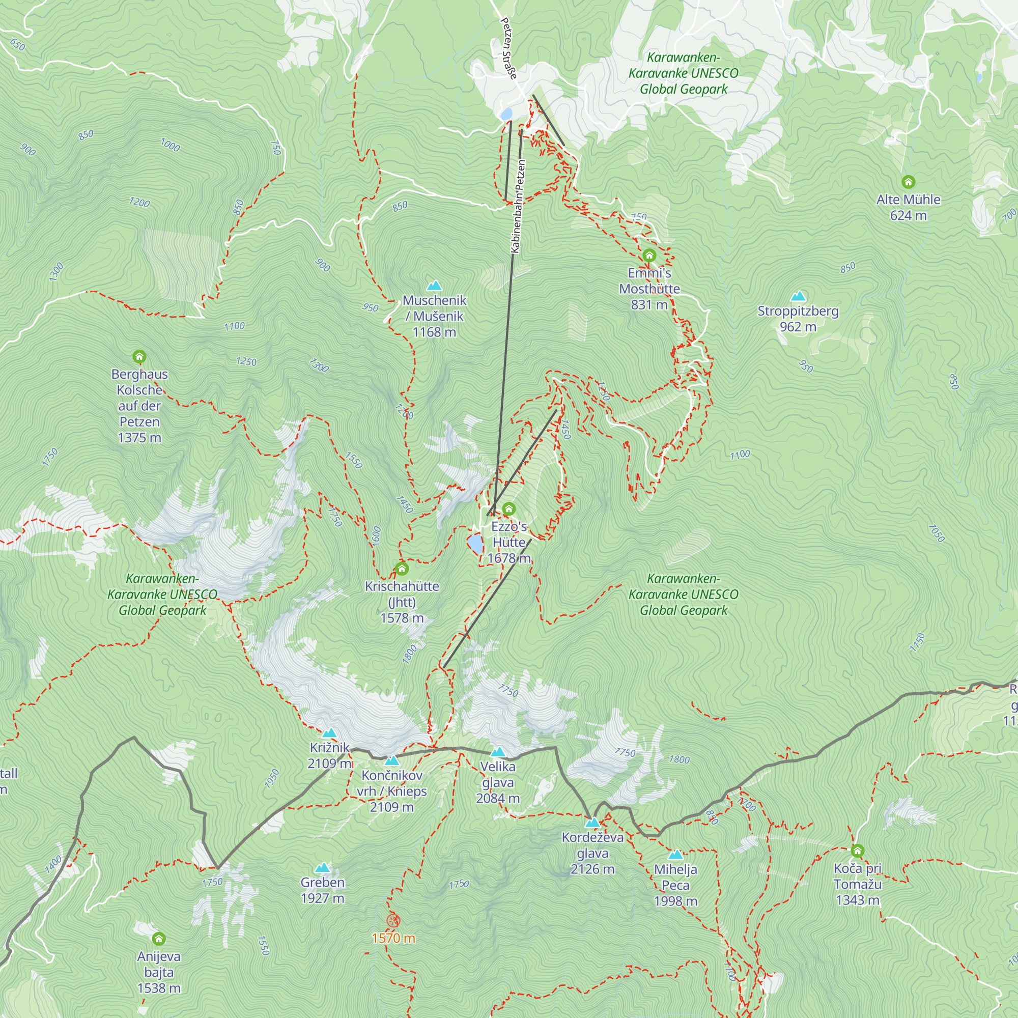 Ezzo's Hütte map