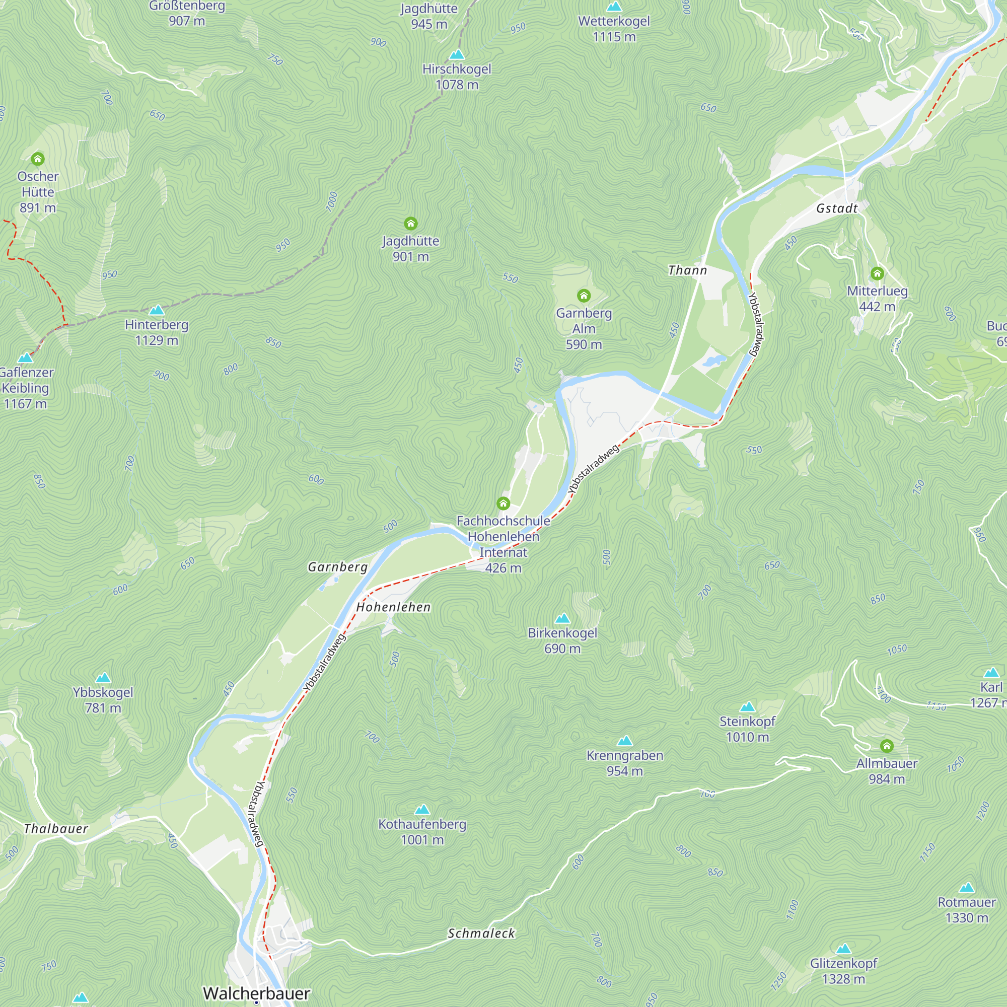Fachhochschule Hohenlehen Internat map