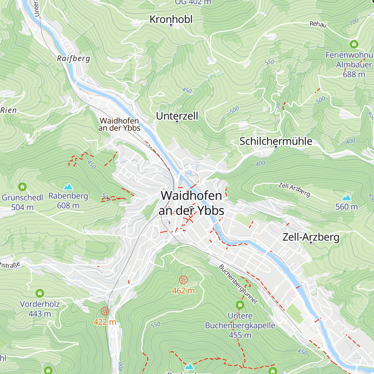 Tourismusbüro map