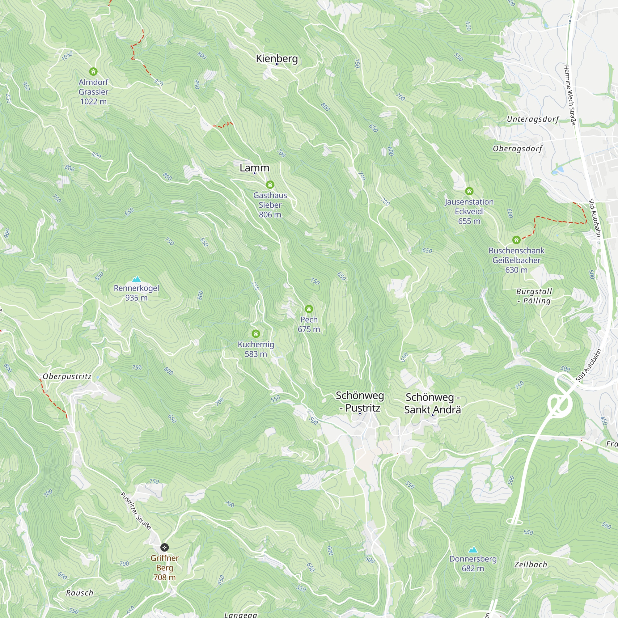 Pech map