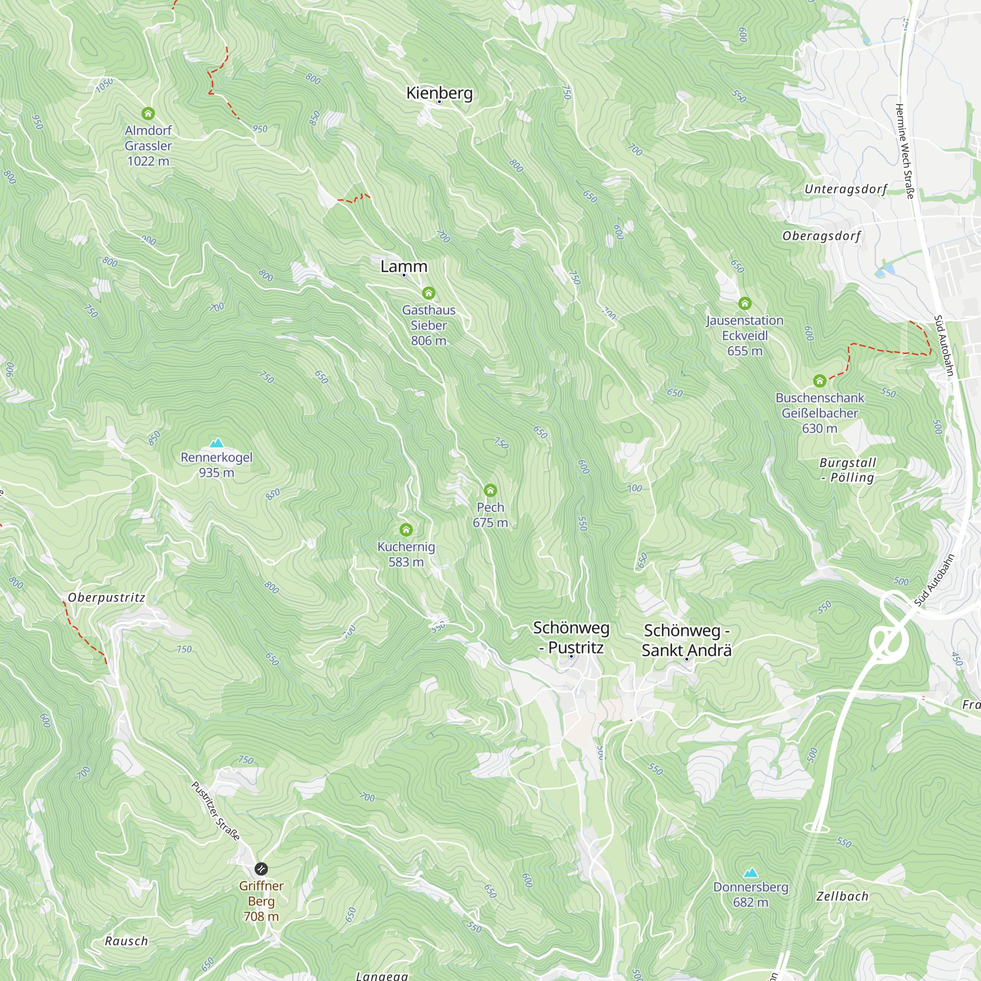 Pech map