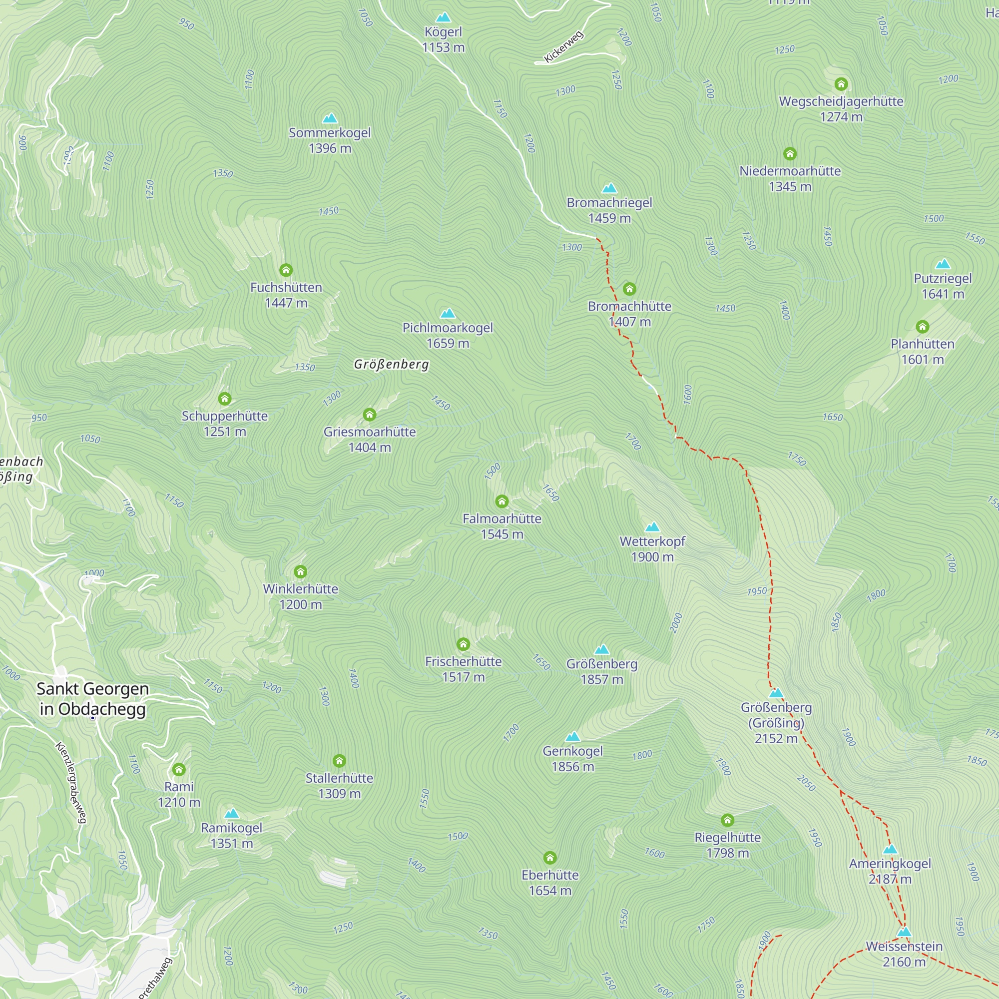 Gieblerhütte map