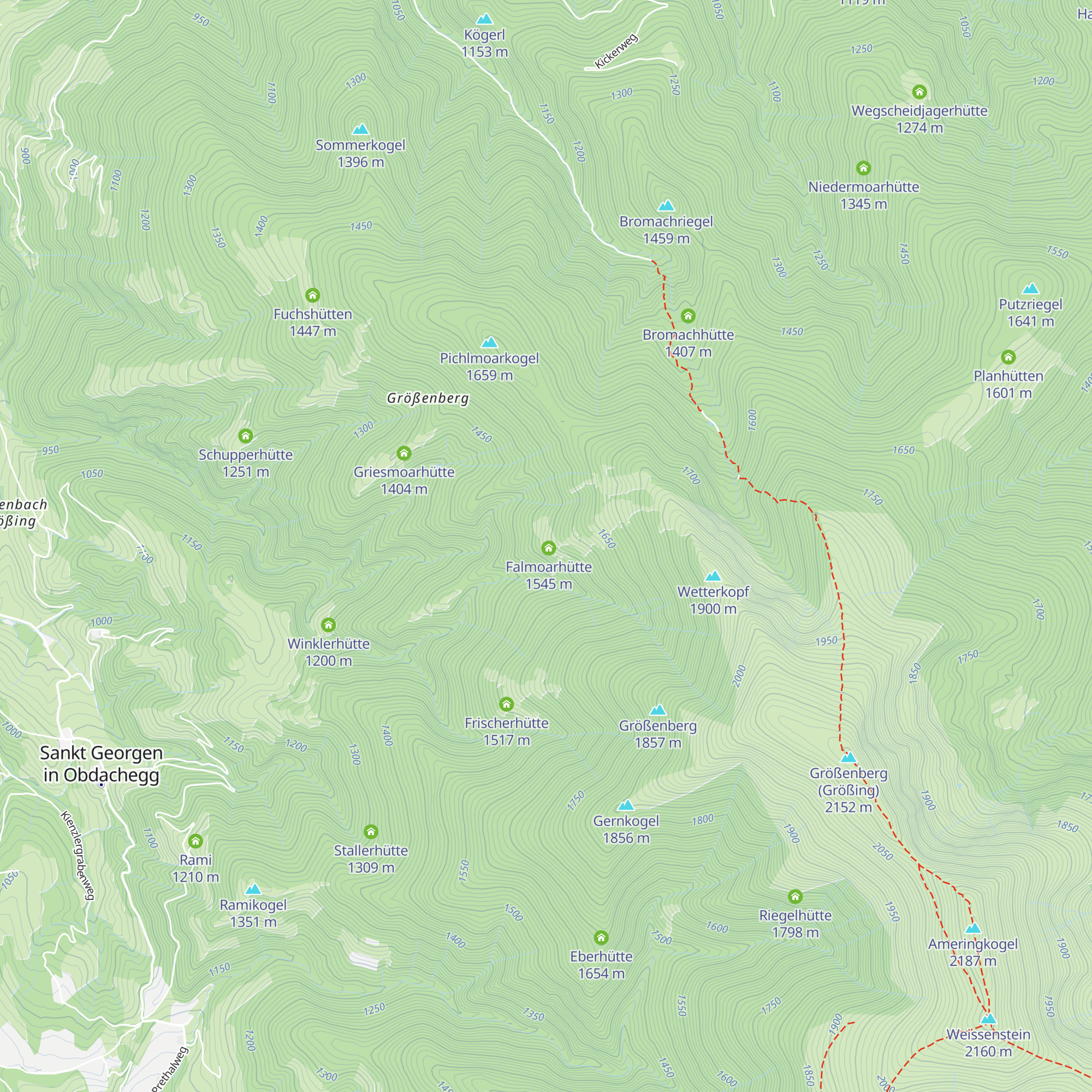 Gieblerhütte map