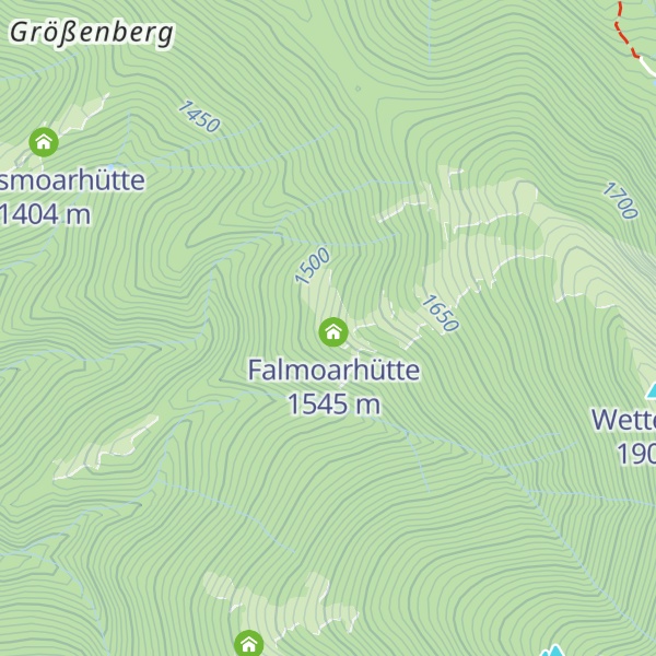 Map of Gieblerhütte