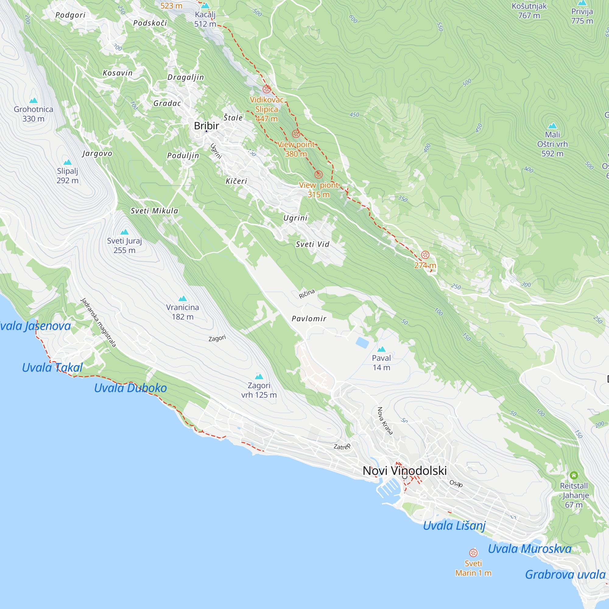 Vinarija Pavlomir map