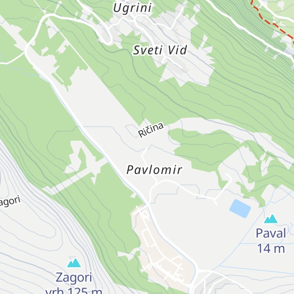 Map of Vinarija Pavlomir