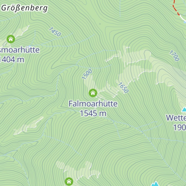 Map of Falmoarhütte