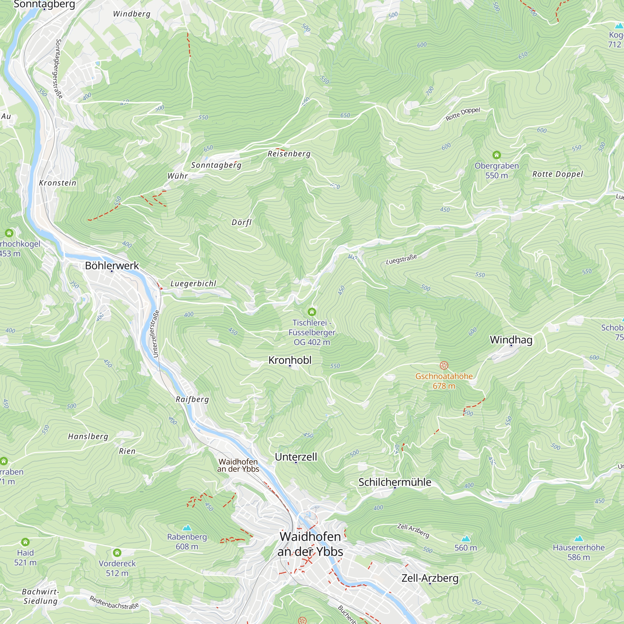 Tischlerei - Füsselberger OG map