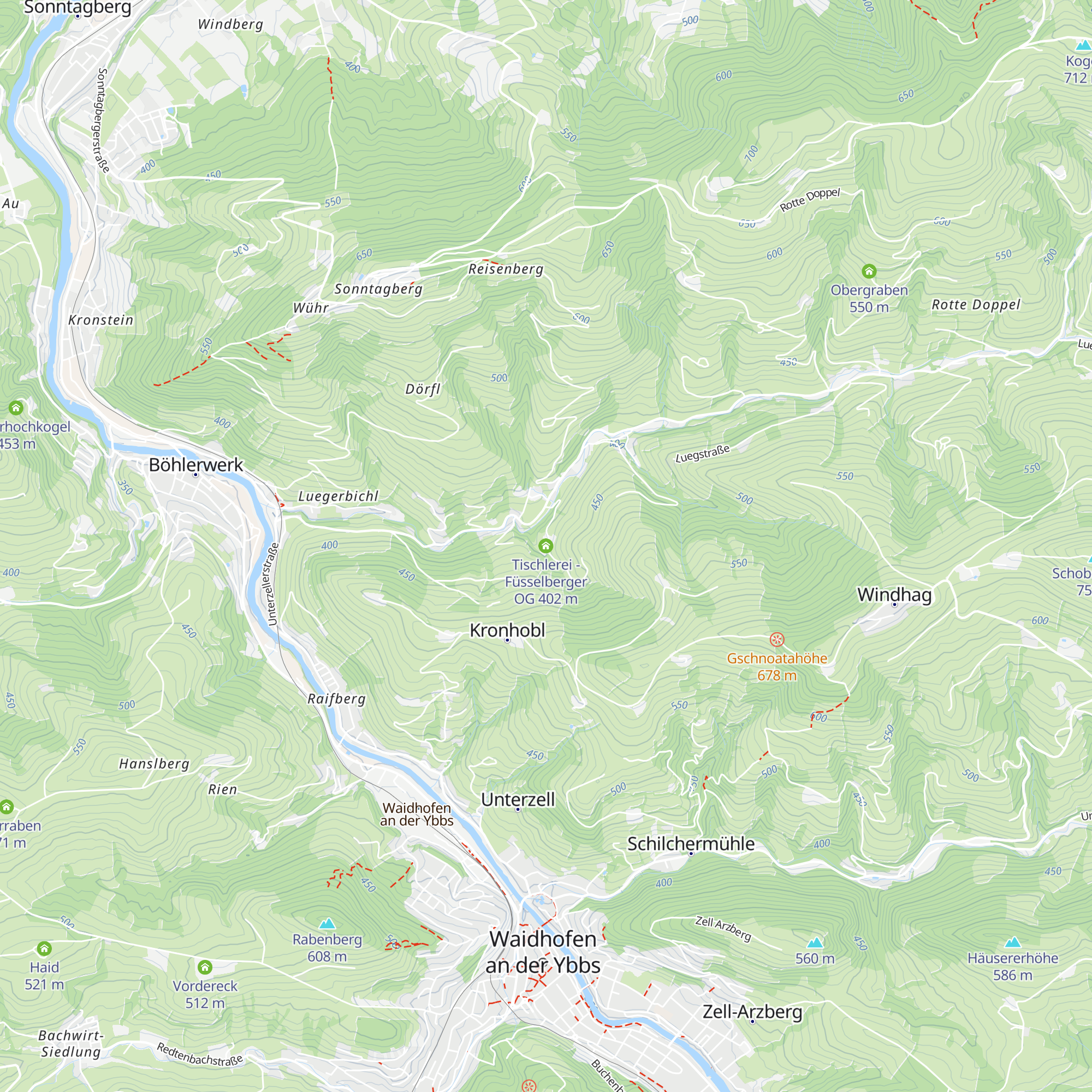 Tischlerei - Füsselberger OG map