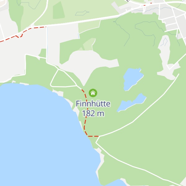 Map of Finnhütte
