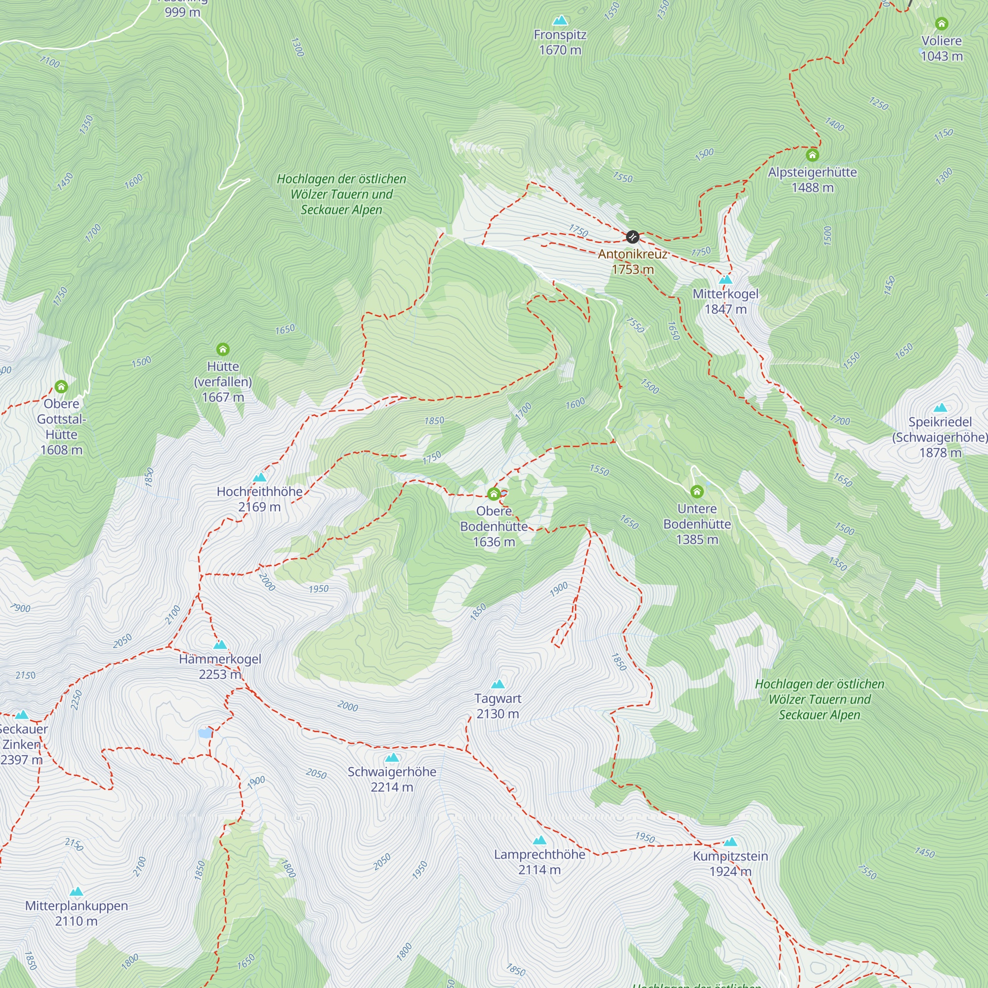 Obere Bodenhütte map