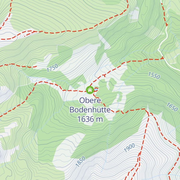 Map of Obere Bodenhütte