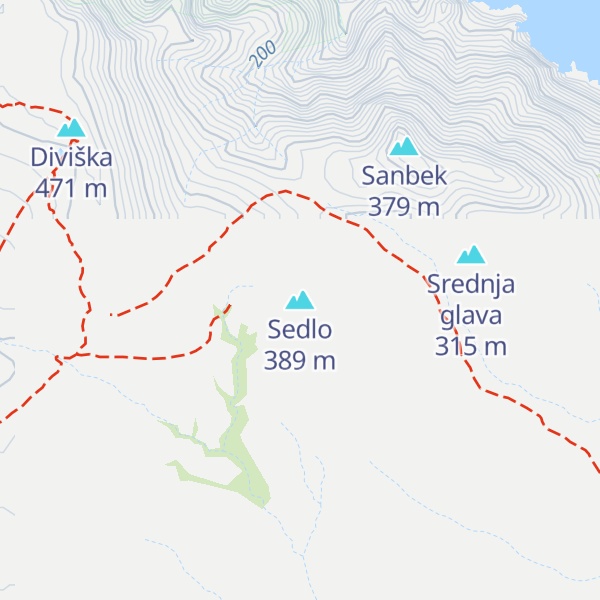 Map of Sedlo