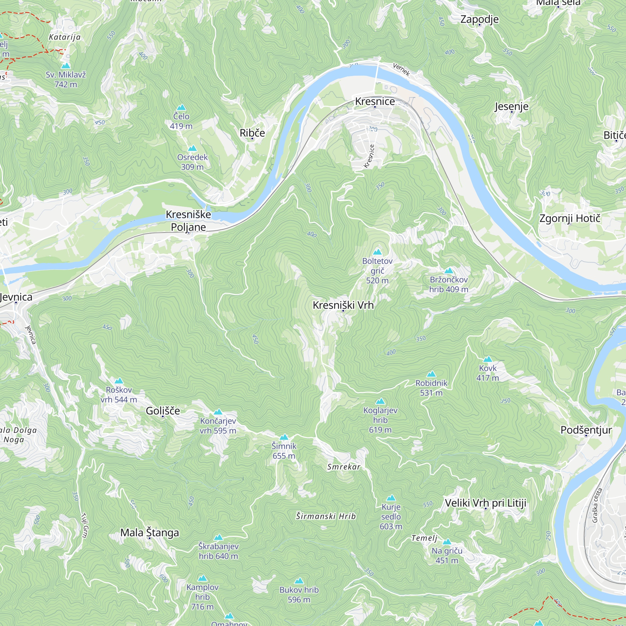 DME DOL - Dolsko map