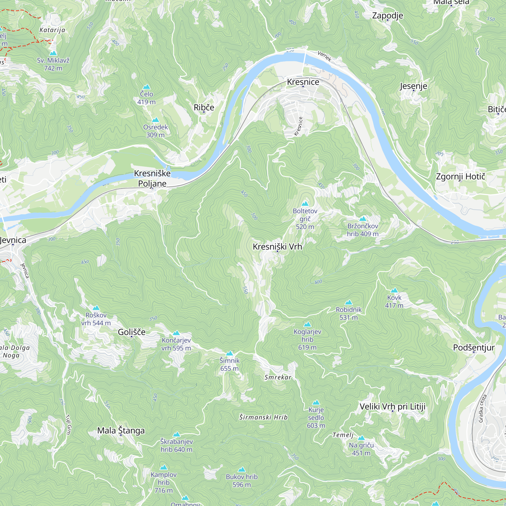 DME DOL - Dolsko map