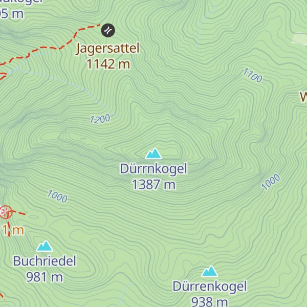 Map of Dürrnkogel