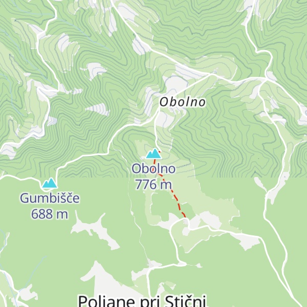 Map of Obolno