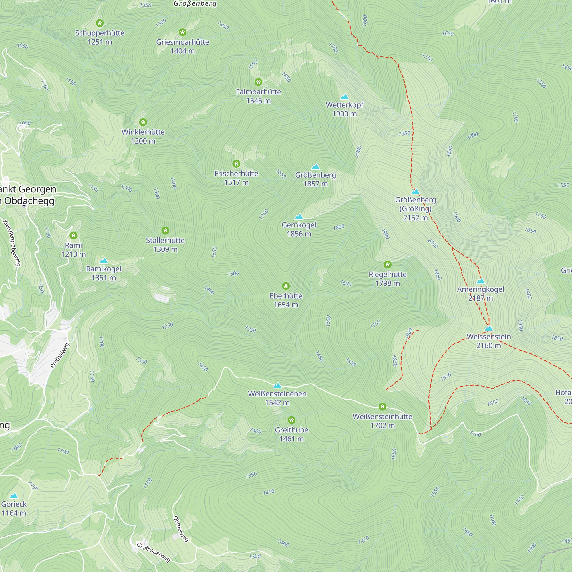Eberhütte map