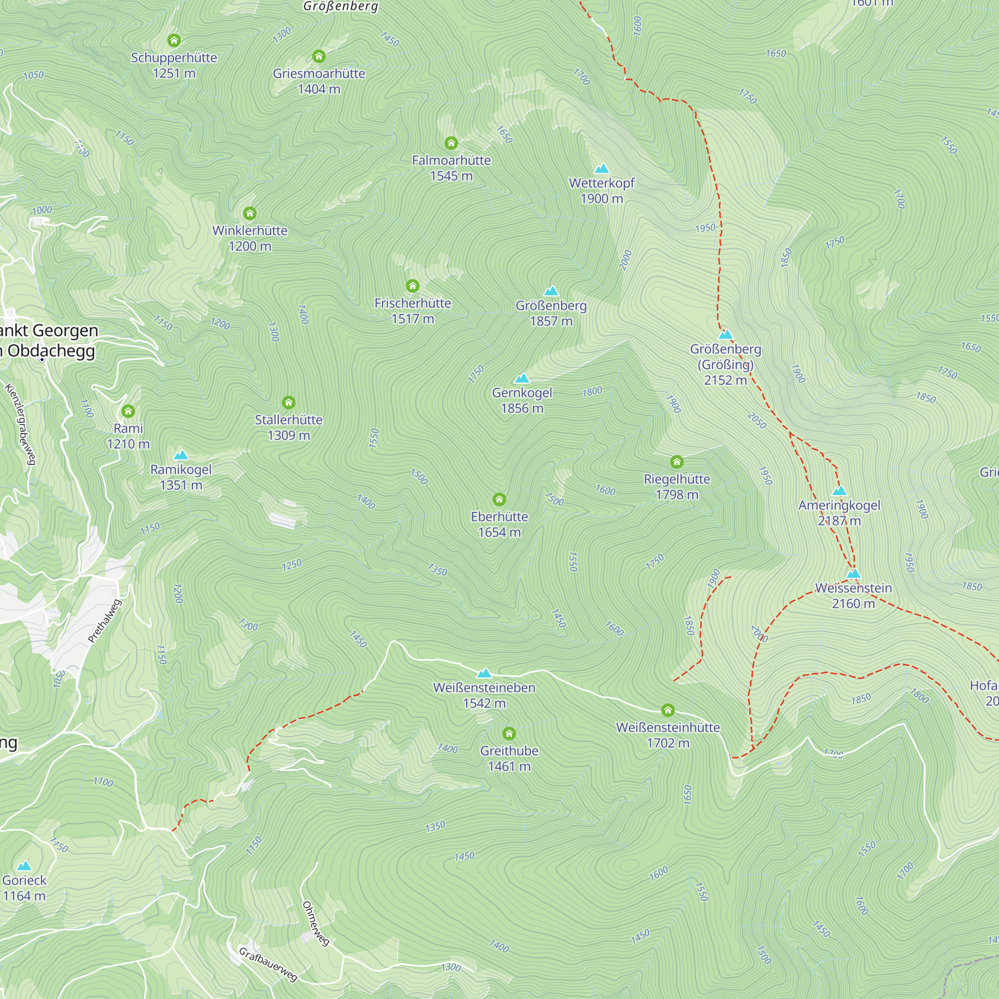 Eberhütte map