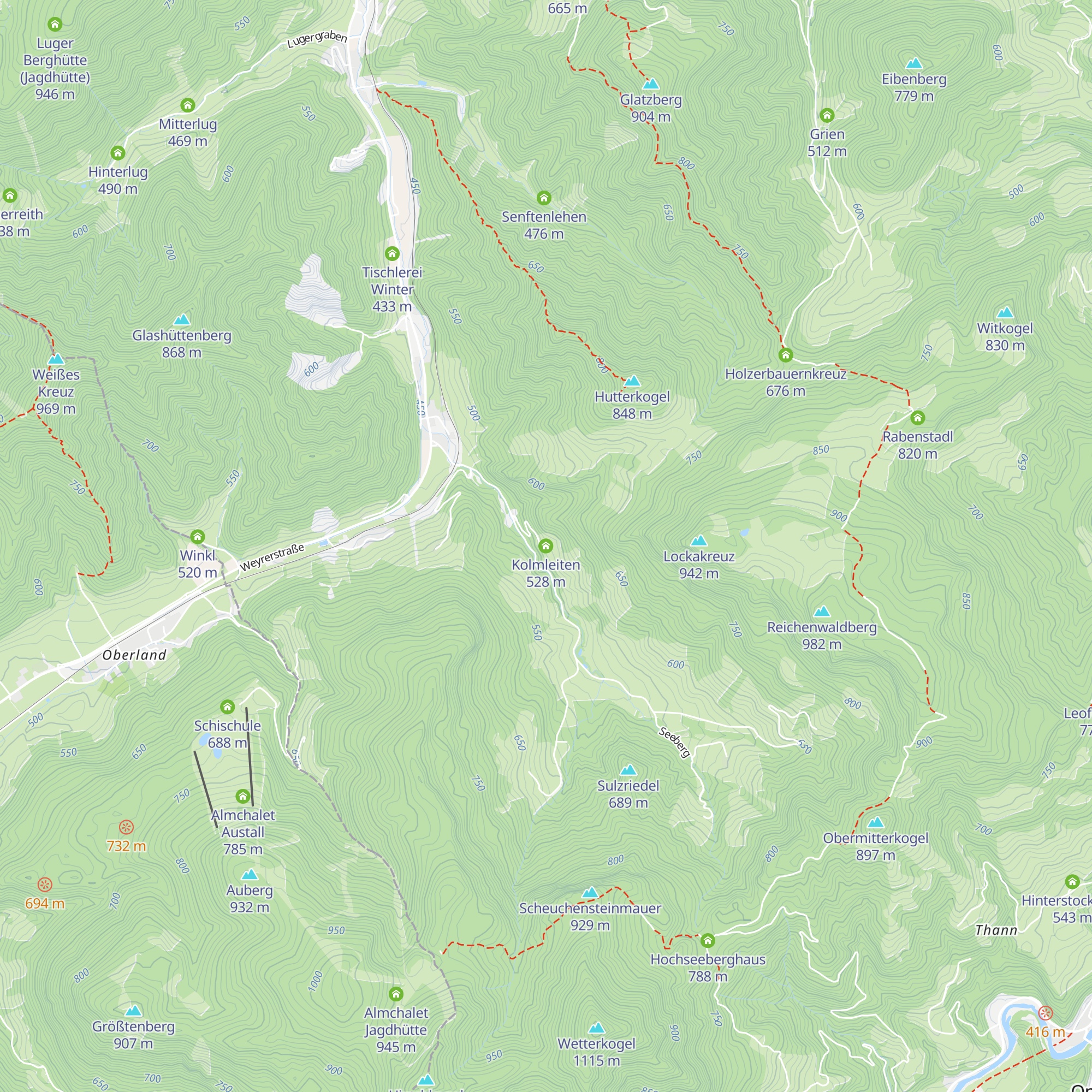Kolmleiten map