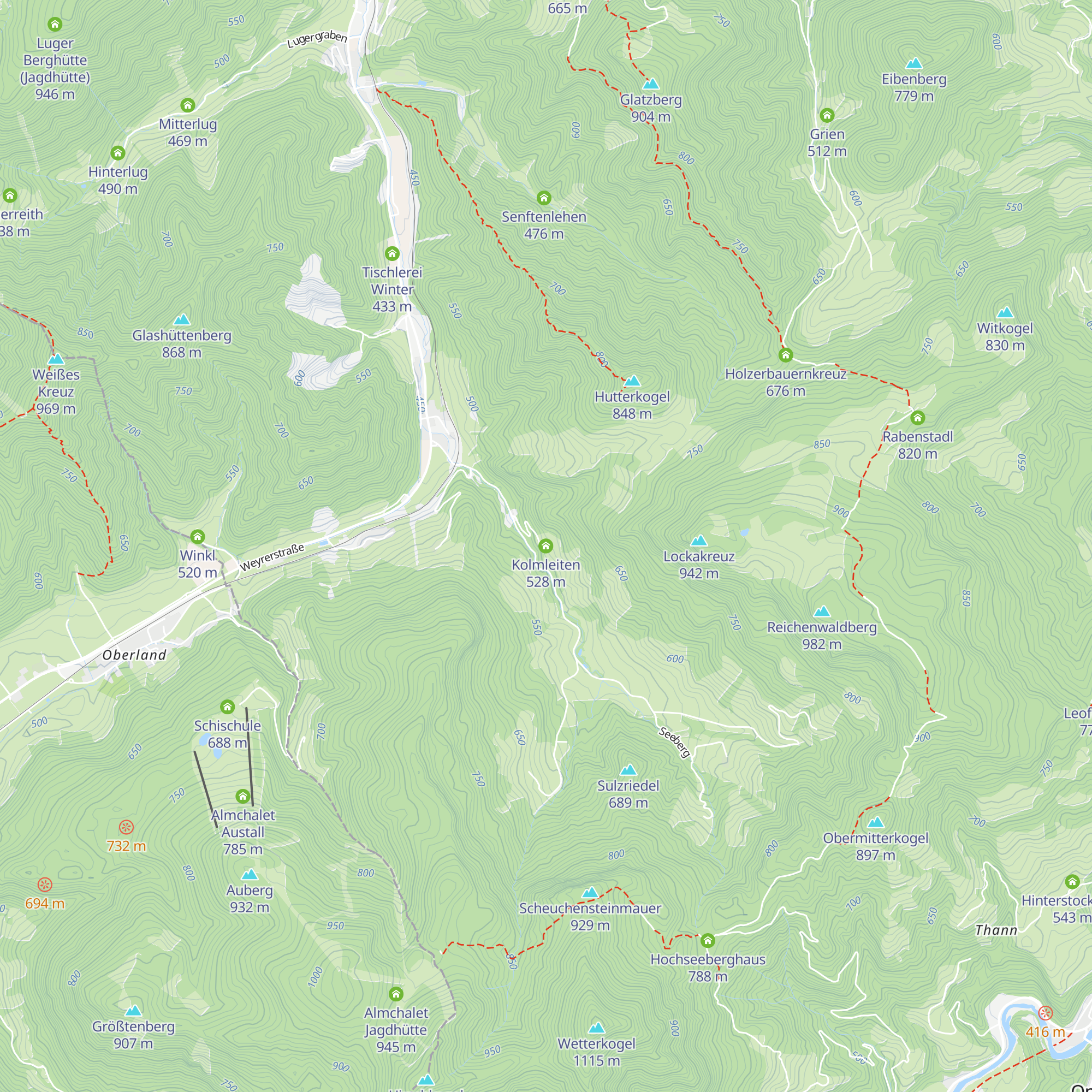 Kolmleiten map