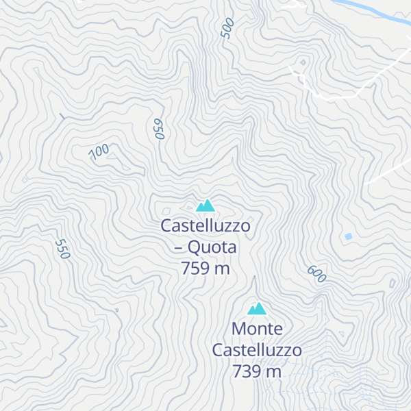 Map of Castelluzzo – Quota