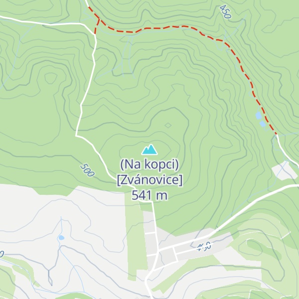 Map of (Na kopci) [Zvánovice]