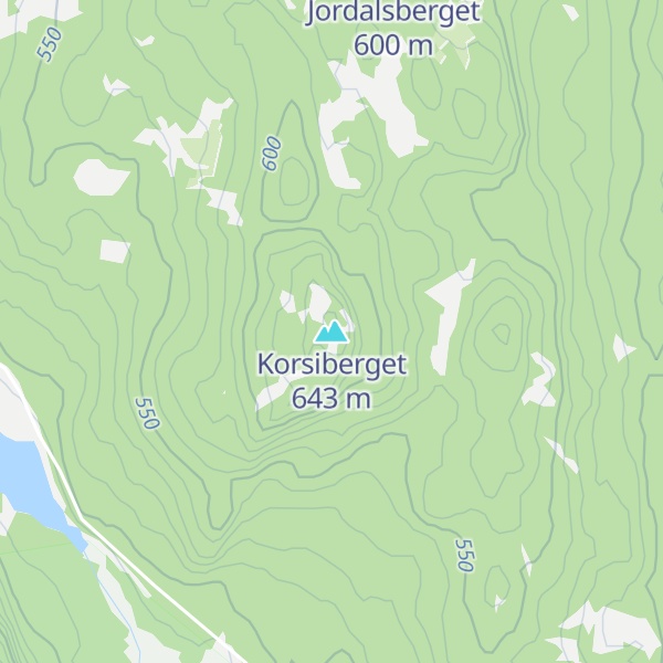 Map of Korsiberget